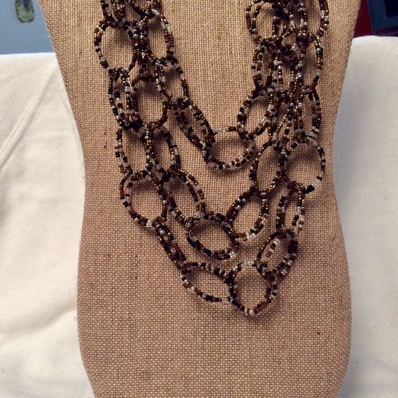 Chico's Jewelry - Chico's 3 Strand Multi-colored Beaded Necklace Chico's Jewelry - Chico's 3 Strand Multi-colored Beaded Necklace